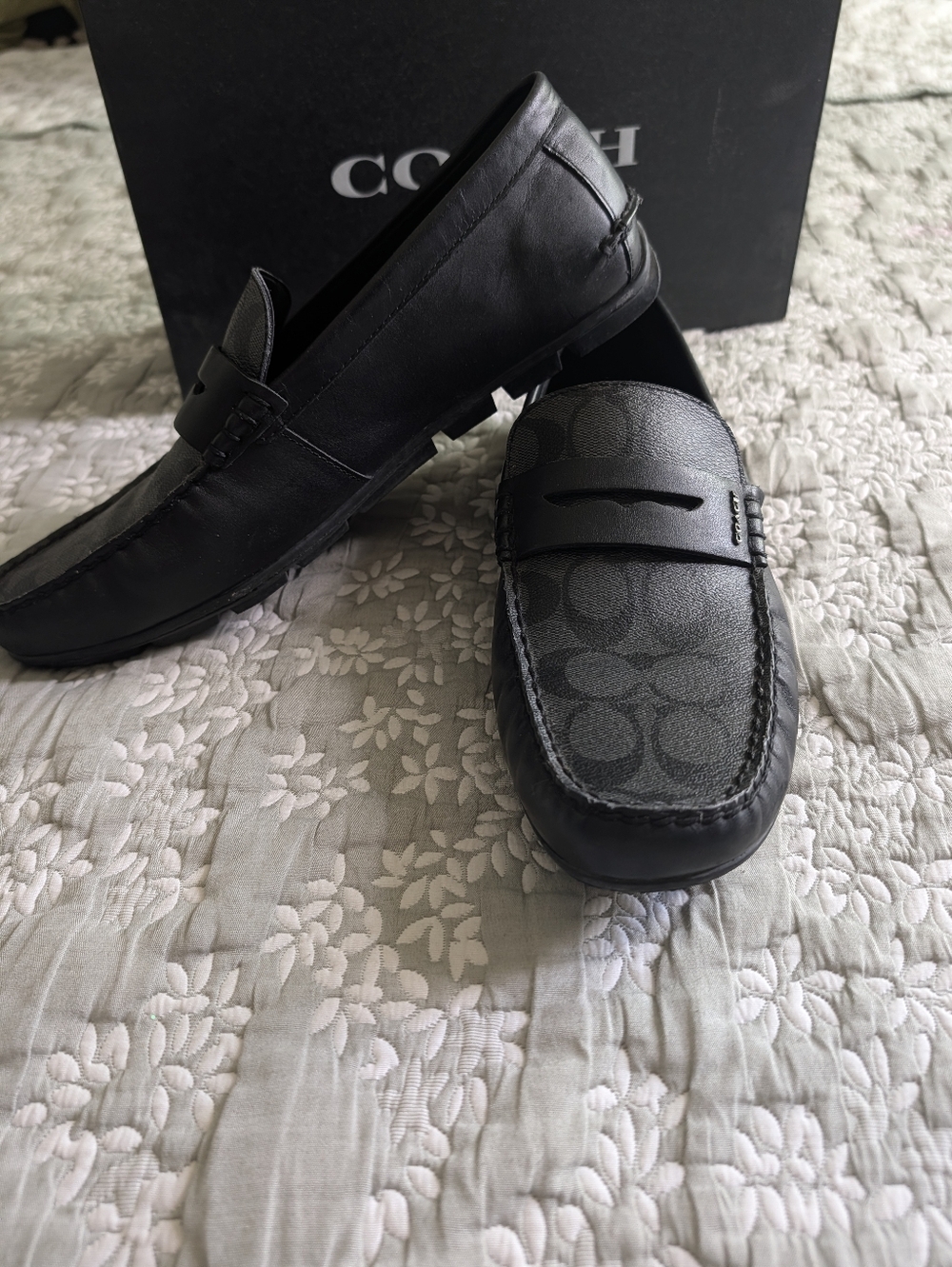 ORIGINAL Coach Men’s Black Mott Driver Sig   style FG2983 - Picture 3 of 14